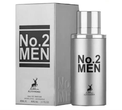 ادو پرفیوم مردانه الحمبرا مدل No. 2 Men حجم 80 میلی لیتر