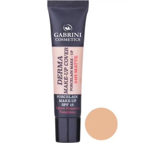 کرم پودر مات ٢٤ ساعته درما گابرینی Gabrini Derma Maku-Up Cover